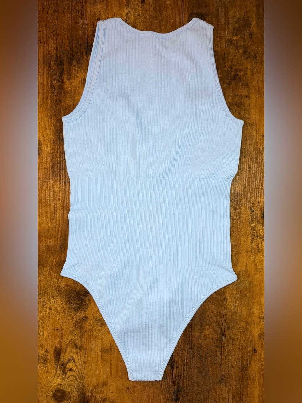 NWOT OQQ Ribbed High Neck Sleeveless Bodysuit - Bundle of 2 - Picture 4 of 10